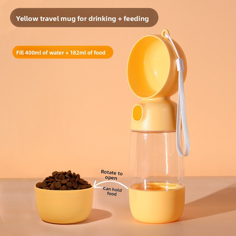 Portable Pet Water and Food Container