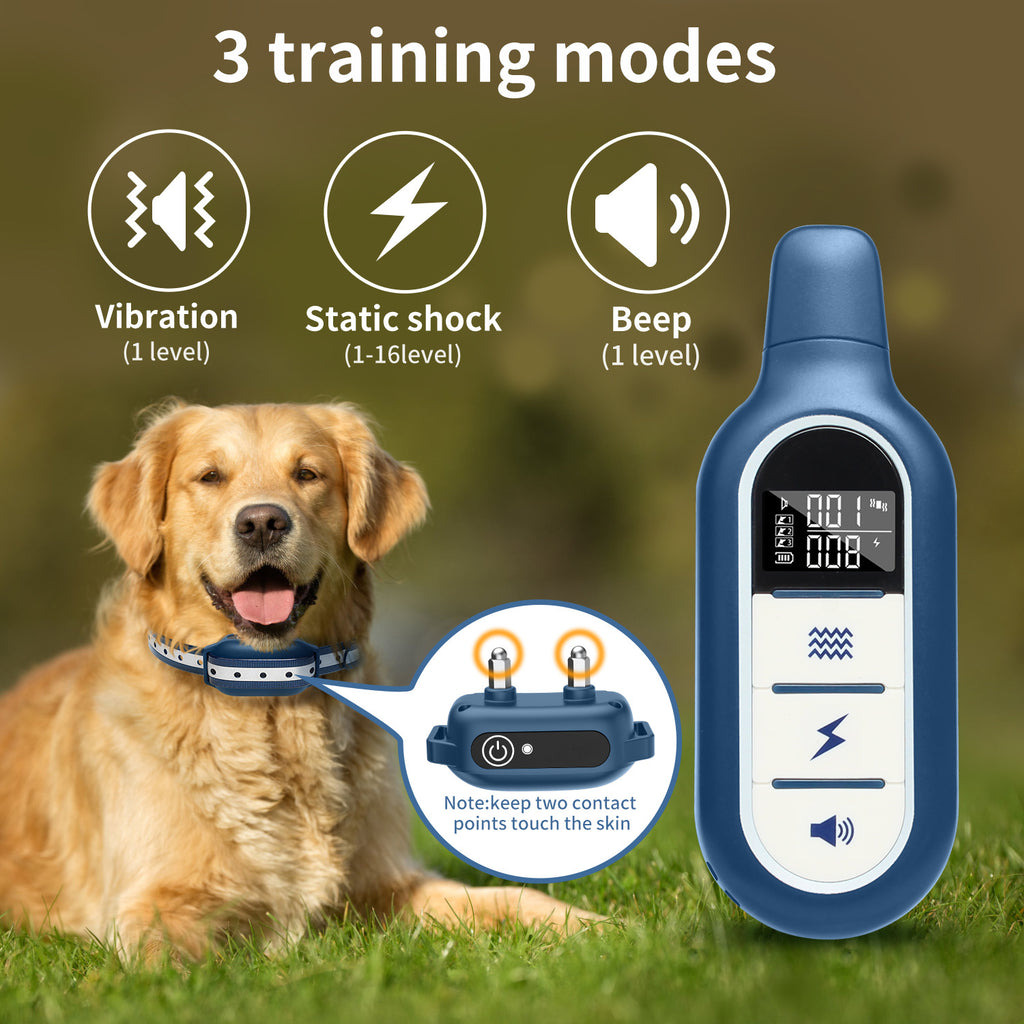 Remote Control Dog Training Collar with Vibration and Shock Modes