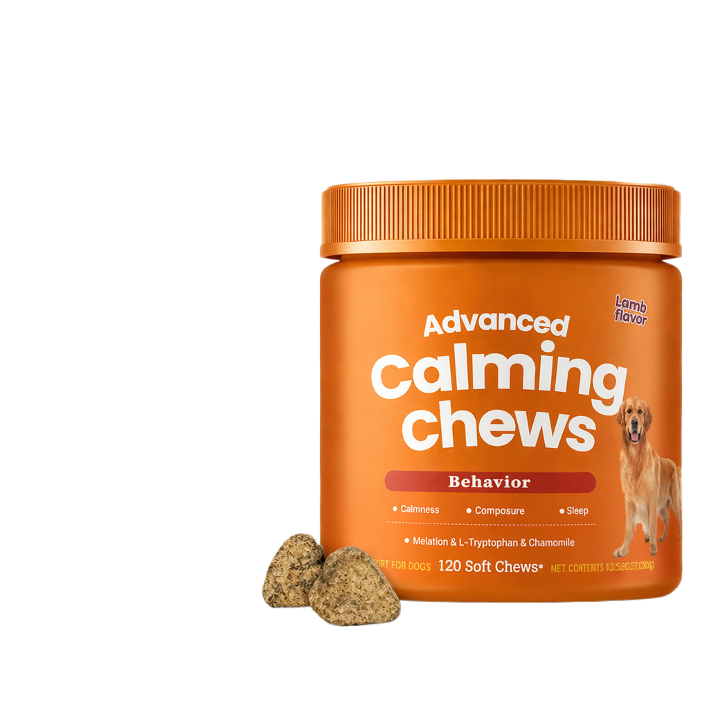 Pet Calming Soft Chew Granules for Anxiety Relief and Sleep Support