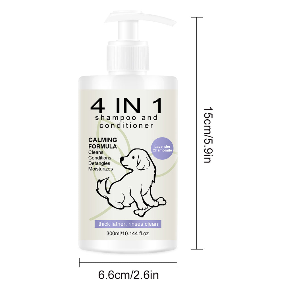 Pet Shampoo Liquid for Deep Cleansing and Moisturizing