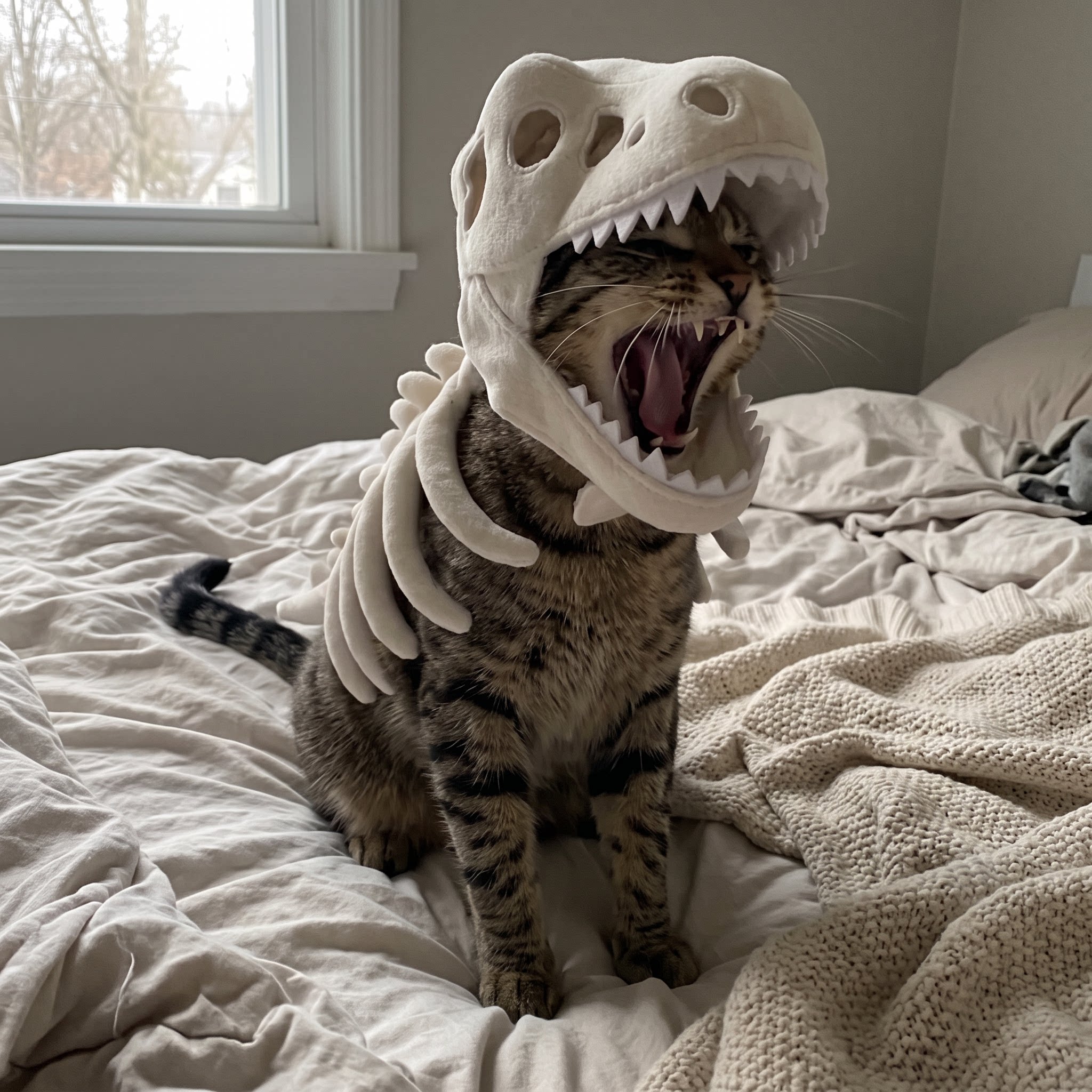 Dinosaur Skeleton Pet Costume